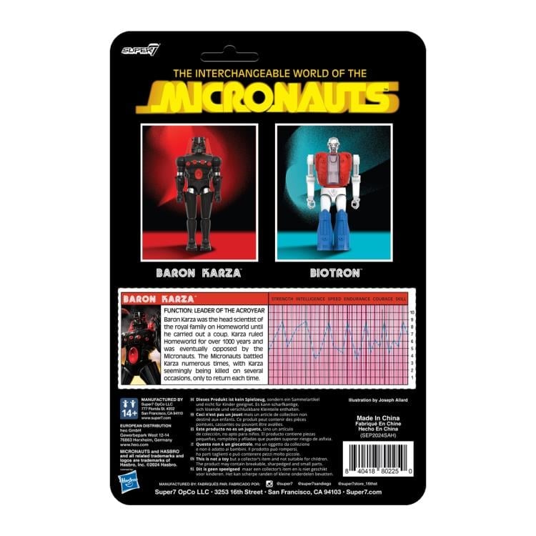 Micronauts Reaction+ Baron Karza Action Figure Gallery Image 6