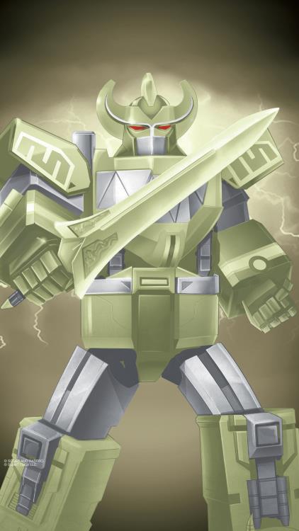 Mighty Morphin Power Rangers ReAction Megazord (Lightning Glow) Action Figure Gallery Image 12