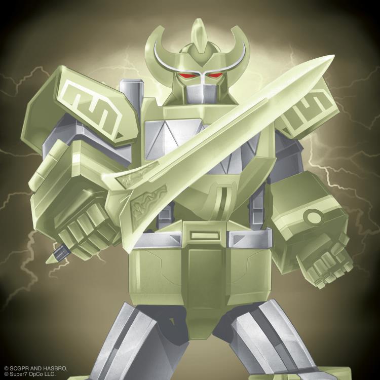 Mighty Morphin Power Rangers ReAction Megazord (Lightning Glow) Action Figure Gallery Image 11