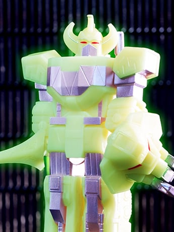 Mighty Morphin Power Rangers ReAction Megazord (Lightning Glow) Action Figure Gallery Image 2