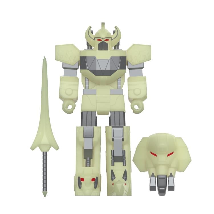 Mighty Morphin Power Rangers ReAction Megazord (Lightning Glow) Action Figure Gallery Image 5