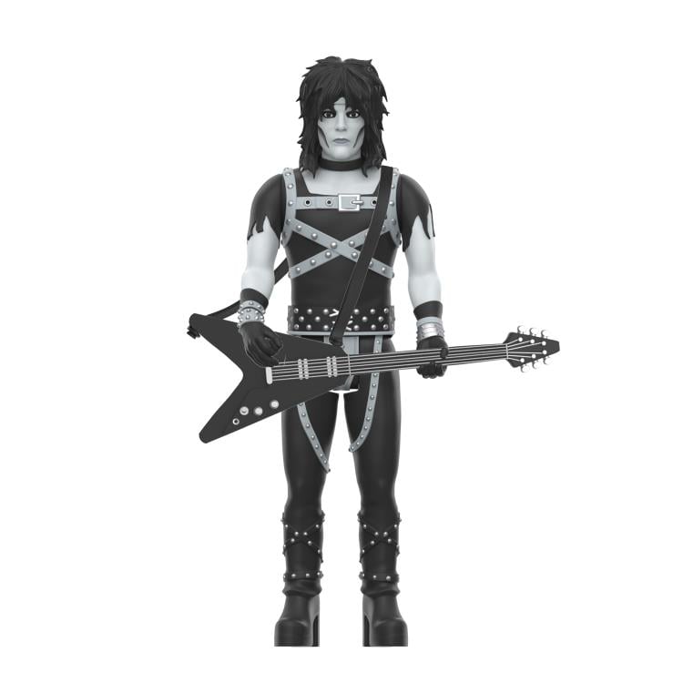 Motley Crue ReAction Mick Mars (Shout at the Devil - Black & White Ver.) Action Figure Gallery Image 3
