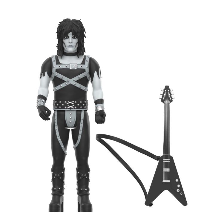 Motley Crue ReAction Mick Mars (Shout at the Devil - Black & White Ver.) Action Figure Gallery Image 4