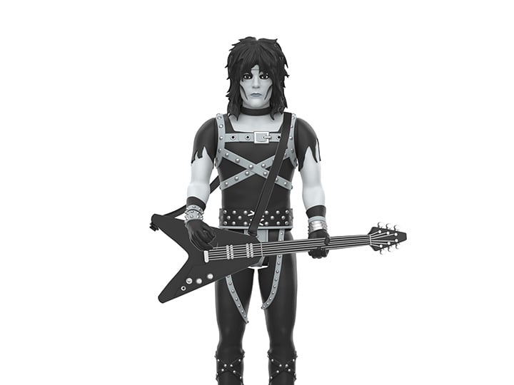 Motley Crue ReAction Mick Mars (Shout at the Devil - Black & White Ver.) Action Figure Gallery Image 1