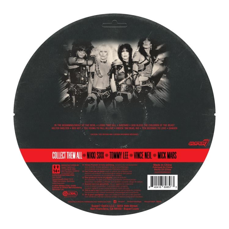 Motley Crue ReAction Mick Mars (Shout at the Devil - Black & White Ver.) Action Figure Gallery Image 6