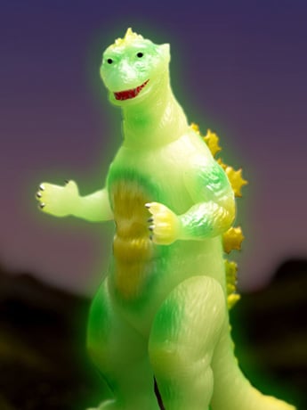 Toho ReAction Godzilla '55 (Glow-in-the-Dark) Action Figure Gallery Image 2