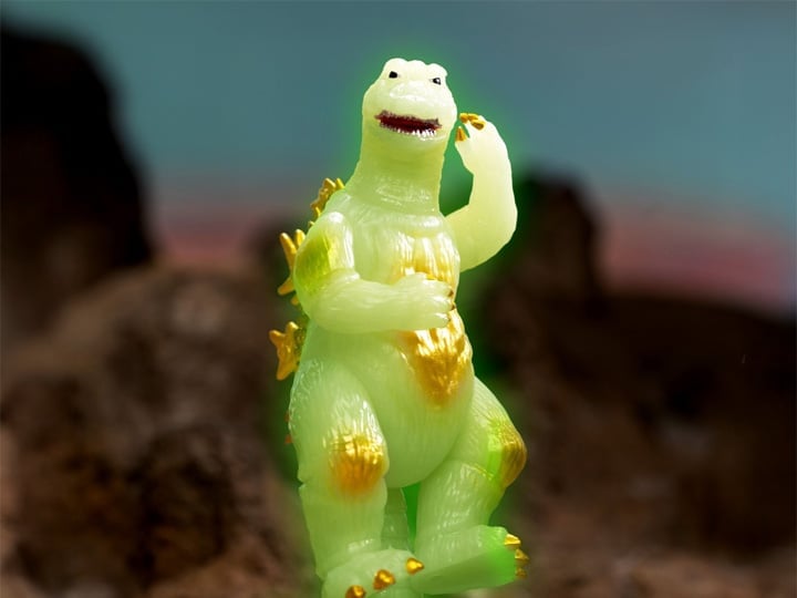 Toho ReAction Godzilla '65 (Victory Celebration - Glow-in-the-Dark) Action Figure Gallery Image 1