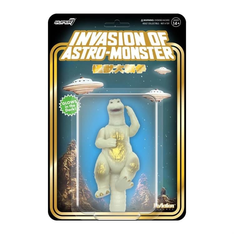 Toho ReAction Godzilla '65 (Victory Celebration - Glow-in-the-Dark) Action Figure Gallery Image 8