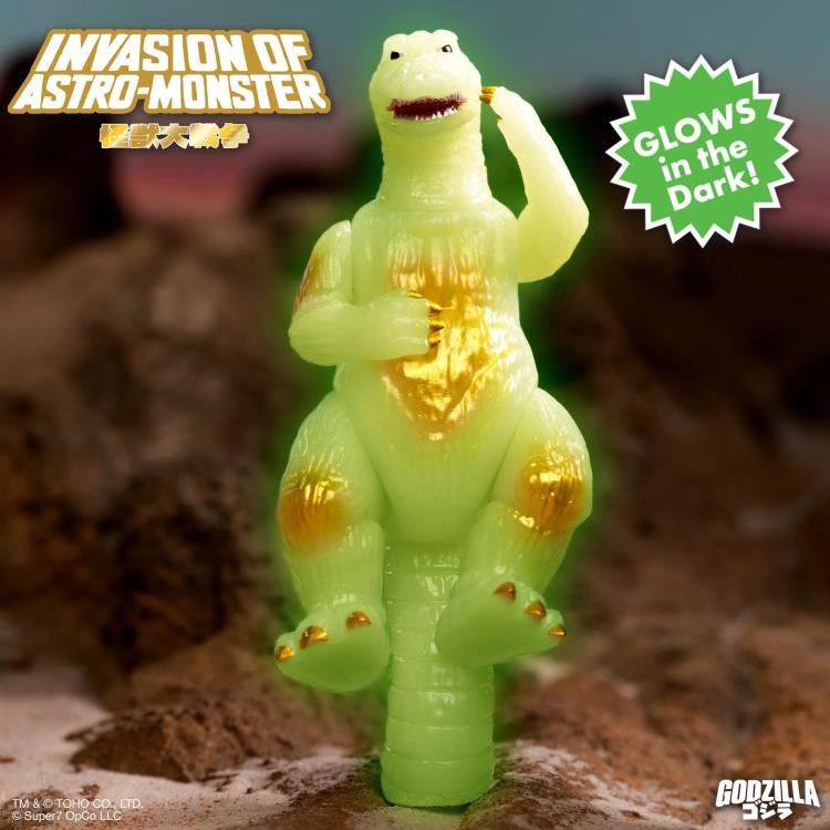 Toho ReAction Godzilla '65 (Victory Celebration - Glow-in-the-Dark) Action Figure Gallery Image 3