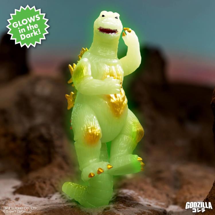 Toho ReAction Godzilla '65 (Victory Celebration - Glow-in-the-Dark) Action Figure Gallery Image 4