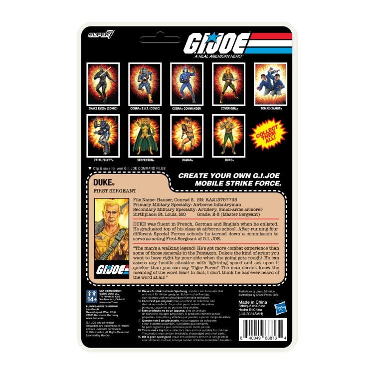 G.I. Joe ReAction+ Duke (Cartoon) Action Figure Gallery Image 6