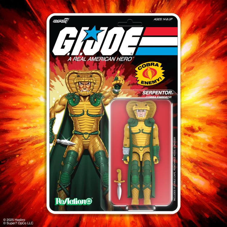 G.I. Joe ReAction+ Serpentor (Cartoon) Action Figure Gallery Image 5