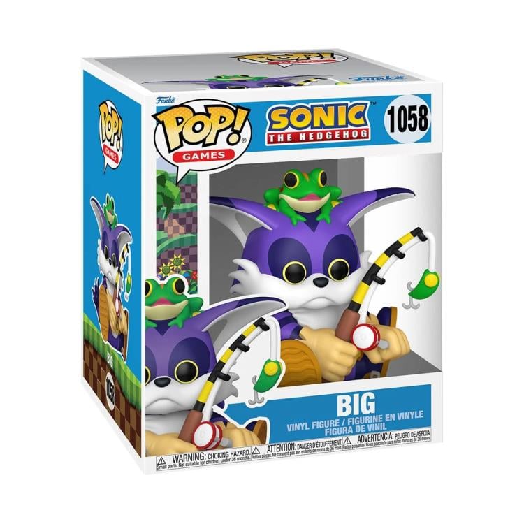 Sonic the Hedgehog Pop! Super #1058 Big the Cat with Froggy
