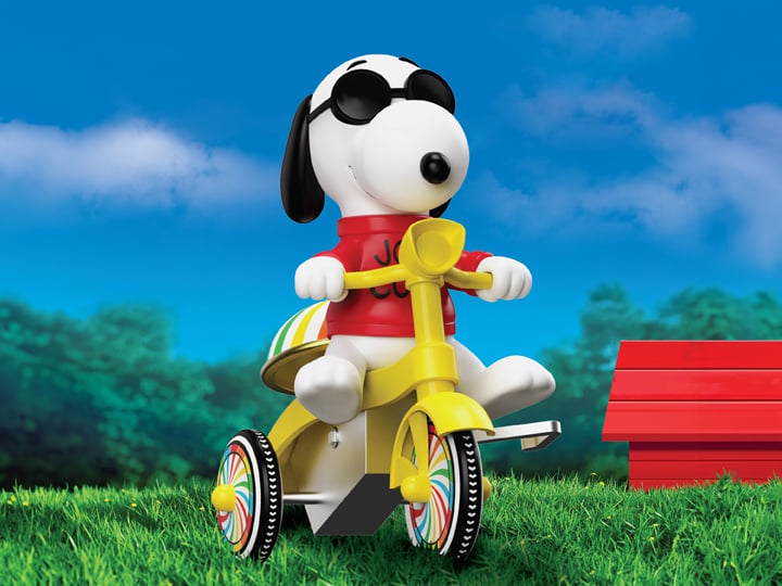 Peanuts Super Cycles Joe Cool (Red with Yellow Trike)