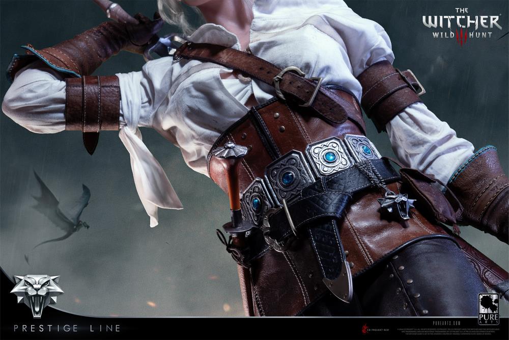 The Witcher 3: Wild Hunt Prestige Line Ciri of Cintra 1/2 Scale Limited Edition Statue Gallery Image 18