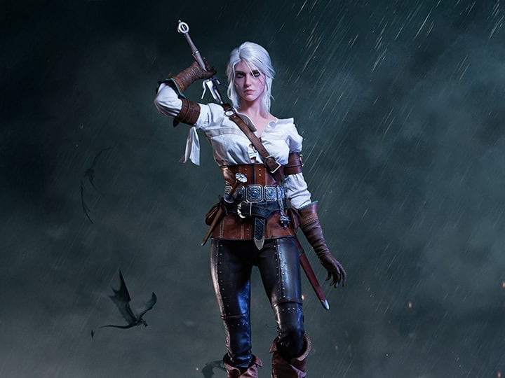 The Witcher 3: Wild Hunt Prestige Line Ciri of Cintra 1/2 Scale Limited Edition Statue Gallery Image 1