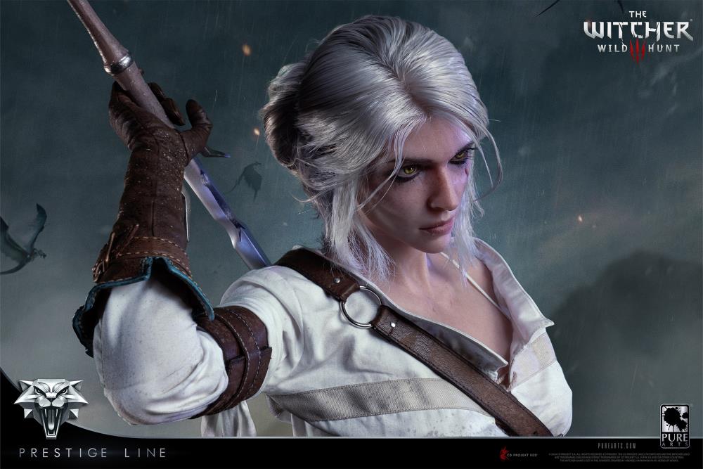 The Witcher 3: Wild Hunt Prestige Line Ciri of Cintra 1/2 Scale Limited Edition Statue Gallery Image 19