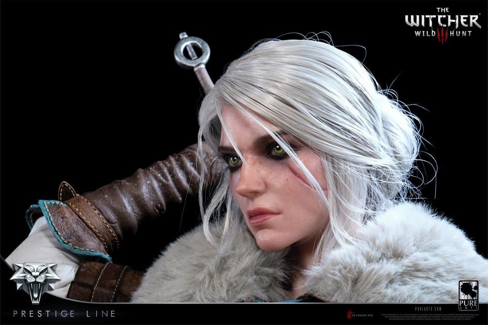 The Witcher 3: Wild Hunt Prestige Line Ciri of Cintra 1/2 Scale Limited Edition Statue Gallery Image 53