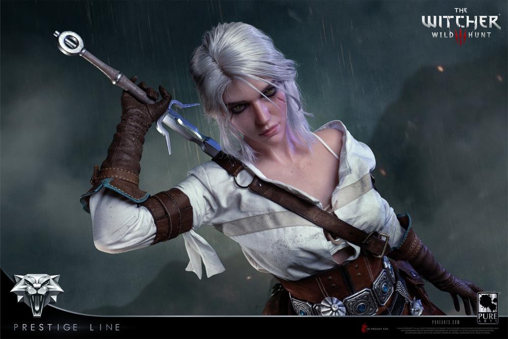 The Witcher 3: Wild Hunt Prestige Line Ciri of Cintra 1/2 Scale Limited Edition Statue Gallery Image 20