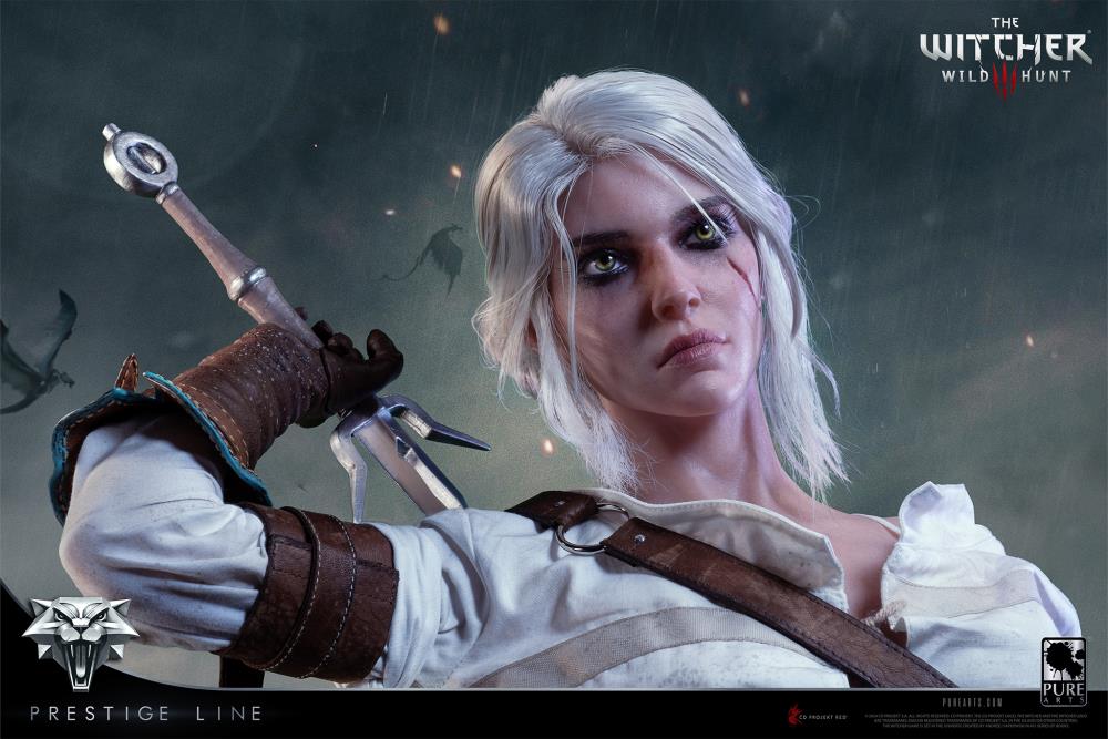 The Witcher 3: Wild Hunt Prestige Line Ciri of Cintra 1/2 Scale Limited Edition Statue Gallery Image 11