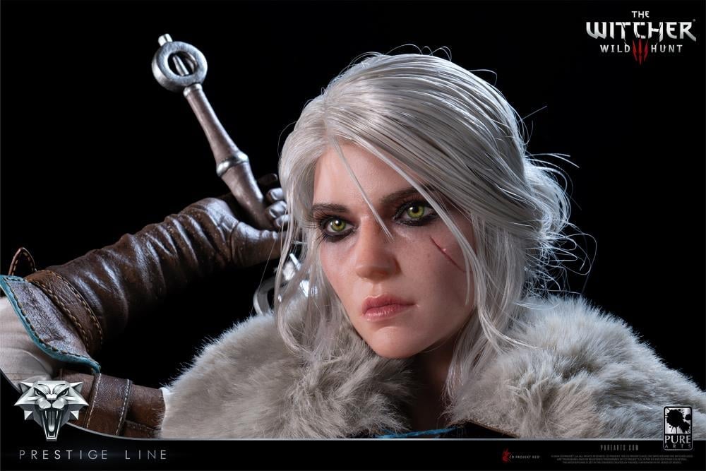 The Witcher 3: Wild Hunt Prestige Line Ciri of Cintra 1/2 Scale Limited Edition Statue Gallery Image 54