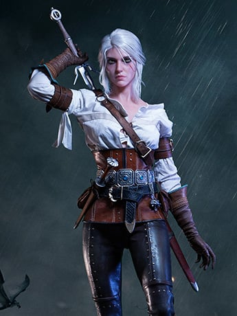 The Witcher 3: Wild Hunt Prestige Line Ciri of Cintra 1/2 Scale Limited Edition Statue Gallery Image 2