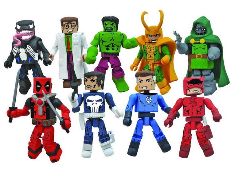 Marvel Minimates Best Of Wave 2 Two Pack Set of 4 Gallery Image 1