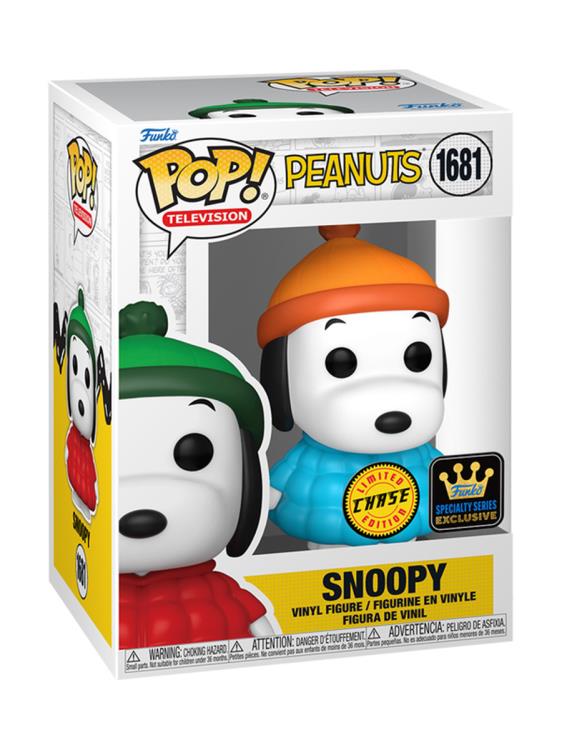Peanuts Pop! Television #1681 Specialty Series Snoopy in Coat (Chase) Gallery Image 3