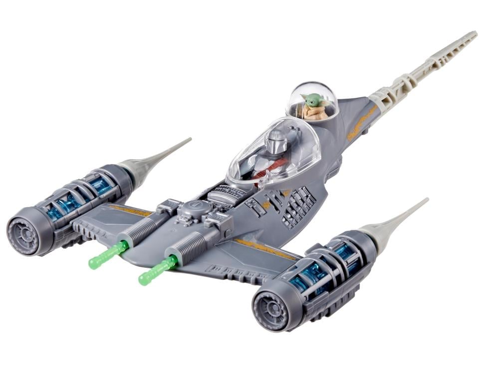 Star Wars Epic Hero Series The Mandalorian's N-1 Starfighter with Grogu & Mandalorian Action Figure Set Gallery Image 9