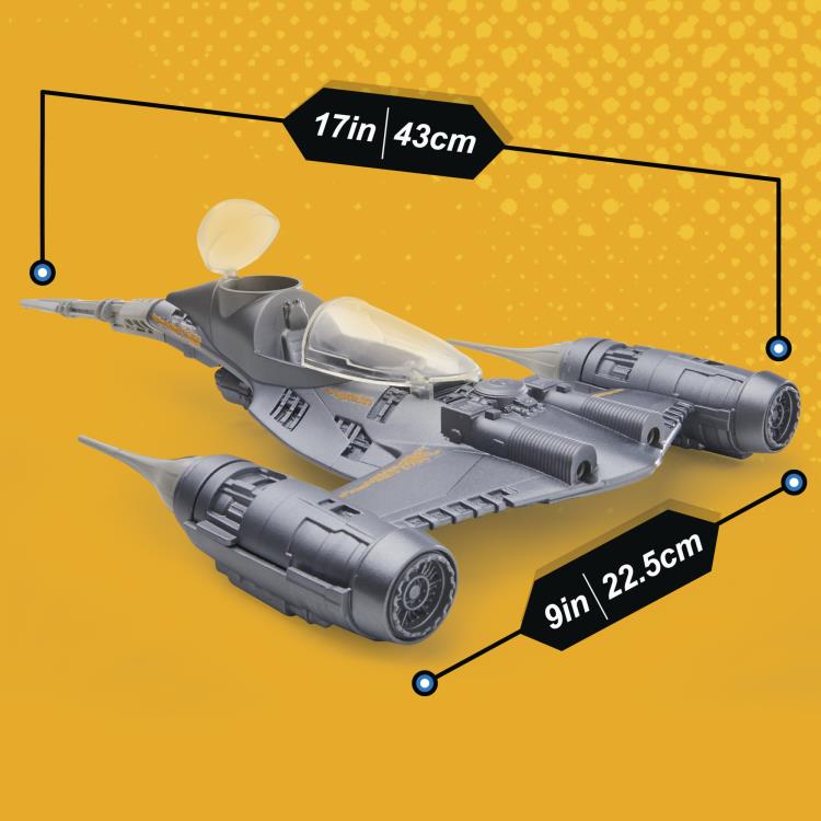 Star Wars Epic Hero Series The Mandalorian's N-1 Starfighter with Grogu & Mandalorian Action Figure Set Gallery Image 4