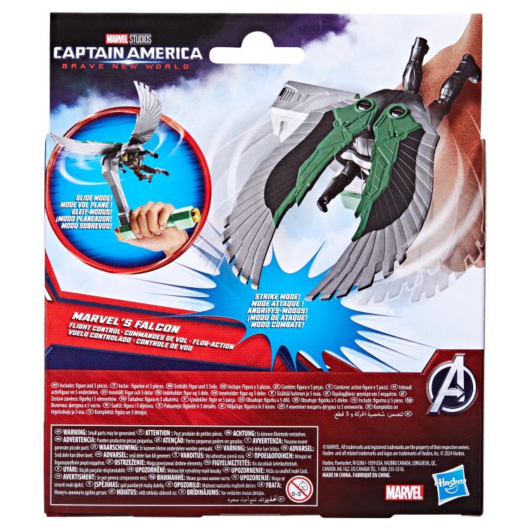 Captain America: Brave New World Epic Hero Series 4" Marvel's Falcon Flight Control Action Figure with Accessory Gallery Image 12
