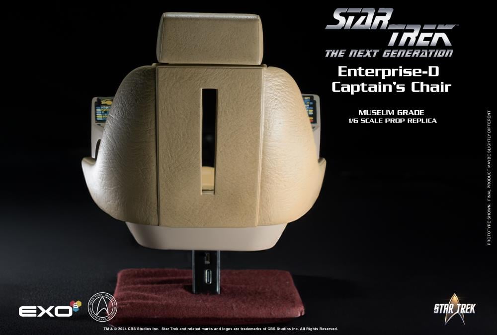 Star Trek: The Next Generation Enterprise-D Captain’s Chair 1/6 Scale Prop Replica Gallery Image 8