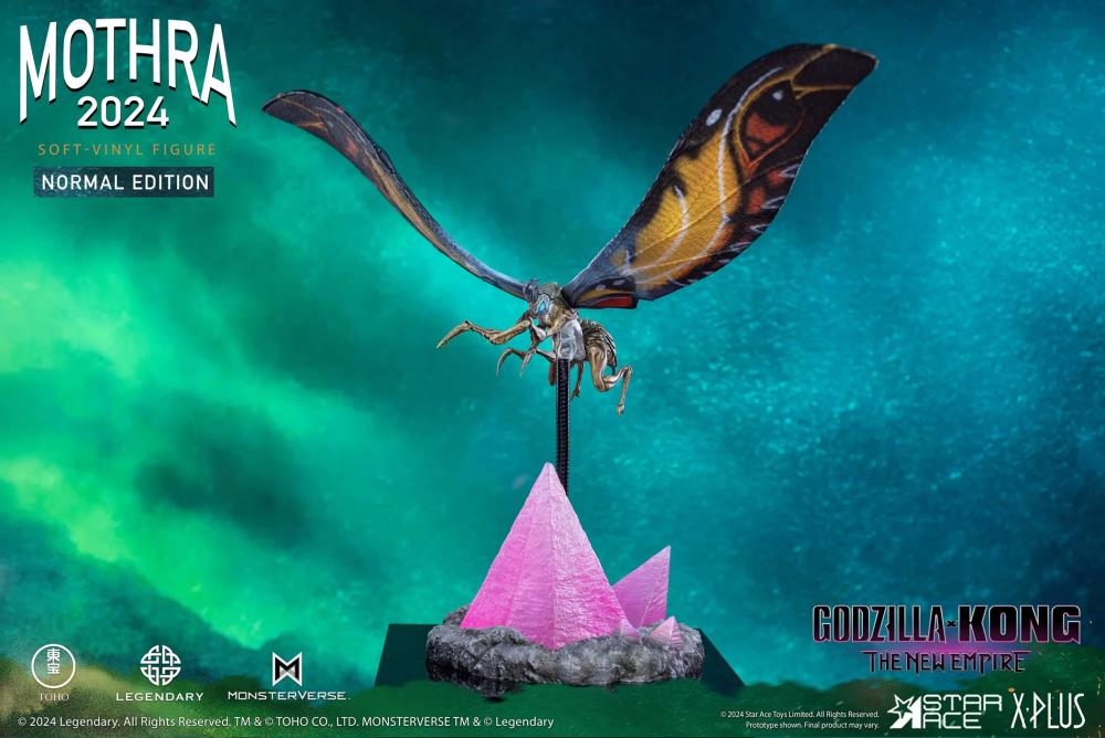 Godzilla x Kong: The New Empire Mothra (Normal Ver.) Soft Vinyl Statue Gallery Image 6