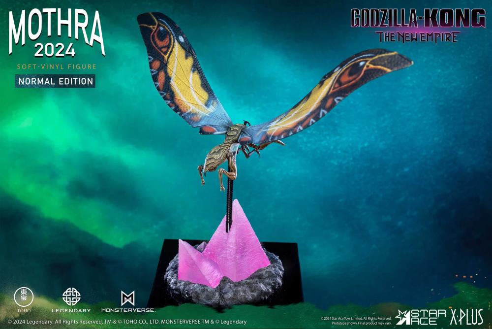 Godzilla x Kong: The New Empire Mothra (Normal Ver.) Soft Vinyl Statue Gallery Image 4