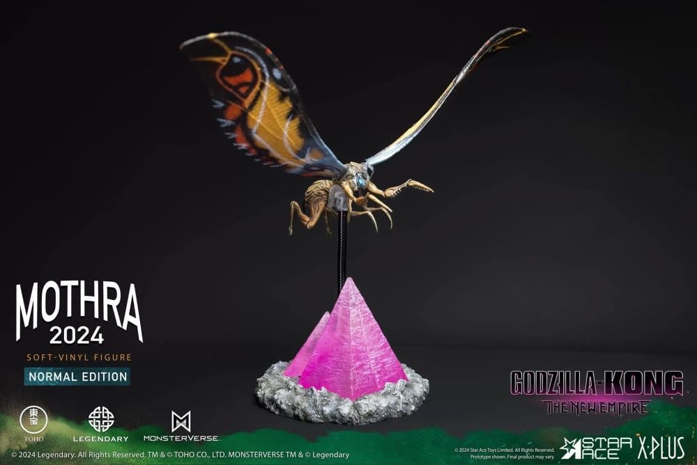 Godzilla x Kong: The New Empire Mothra (Normal Ver.) Soft Vinyl Statue Gallery Image 11