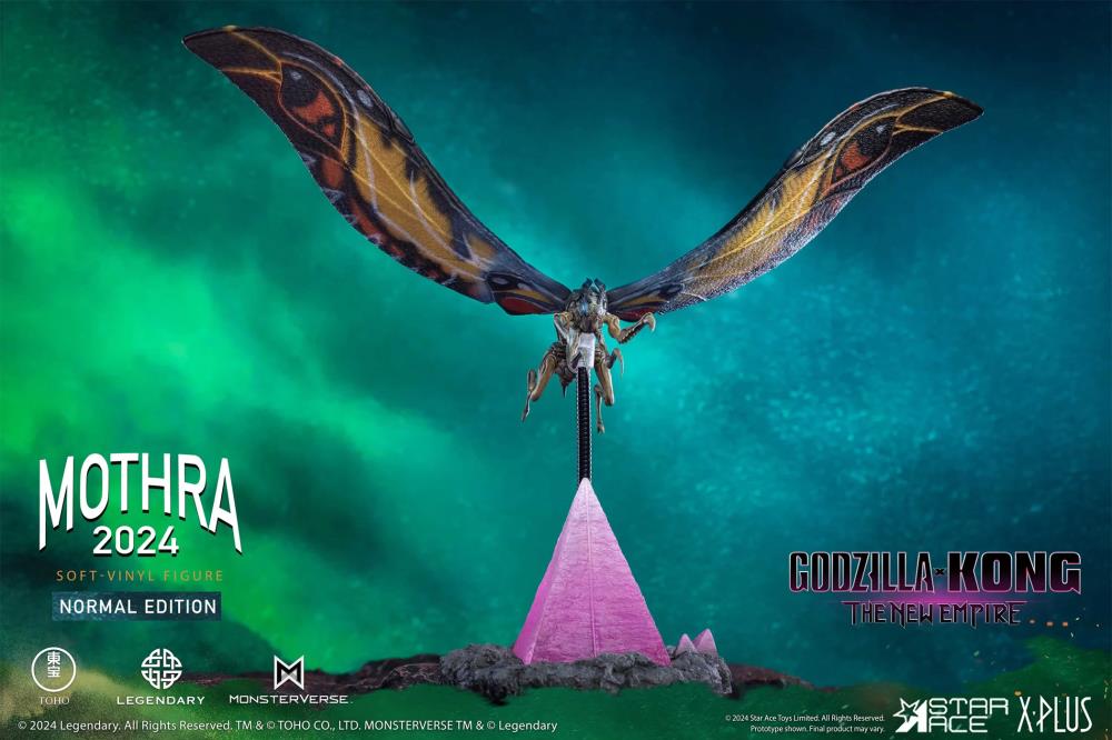 Godzilla x Kong: The New Empire Mothra (Normal Ver.) Soft Vinyl Statue Gallery Image 3