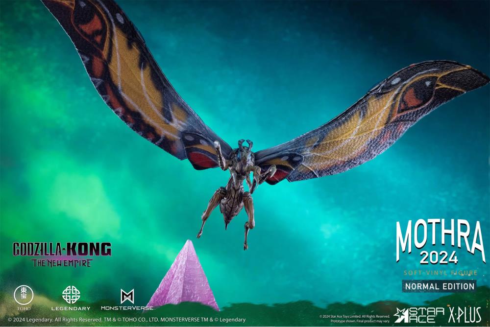 Godzilla x Kong: The New Empire Mothra (Normal Ver.) Soft Vinyl Statue Gallery Image 7