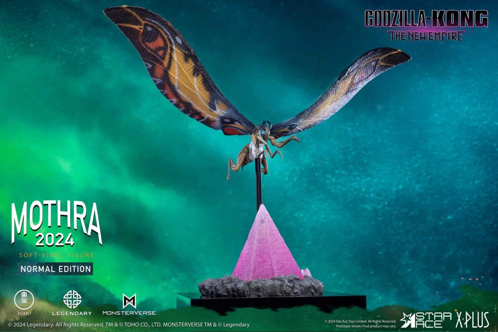 Godzilla x Kong: The New Empire Mothra (Normal Ver.) Soft Vinyl Statue Gallery Image 5