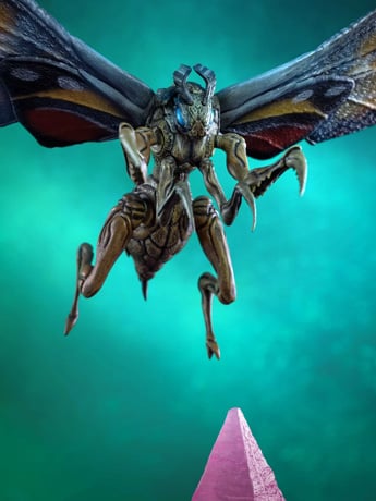 Godzilla x Kong: The New Empire Mothra (Normal Ver.) Soft Vinyl Statue Gallery Image 2