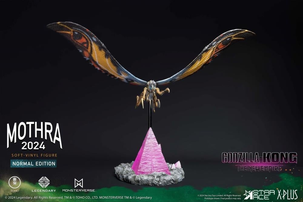Godzilla x Kong: The New Empire Mothra (Normal Ver.) Soft Vinyl Statue Gallery Image 12