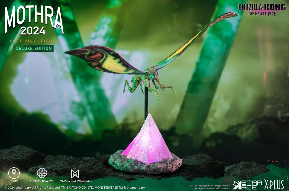 Godzilla x Kong: The New Empire Mothra (Deluxe Ver.) Soft Vinyl Statue Gallery Image 7