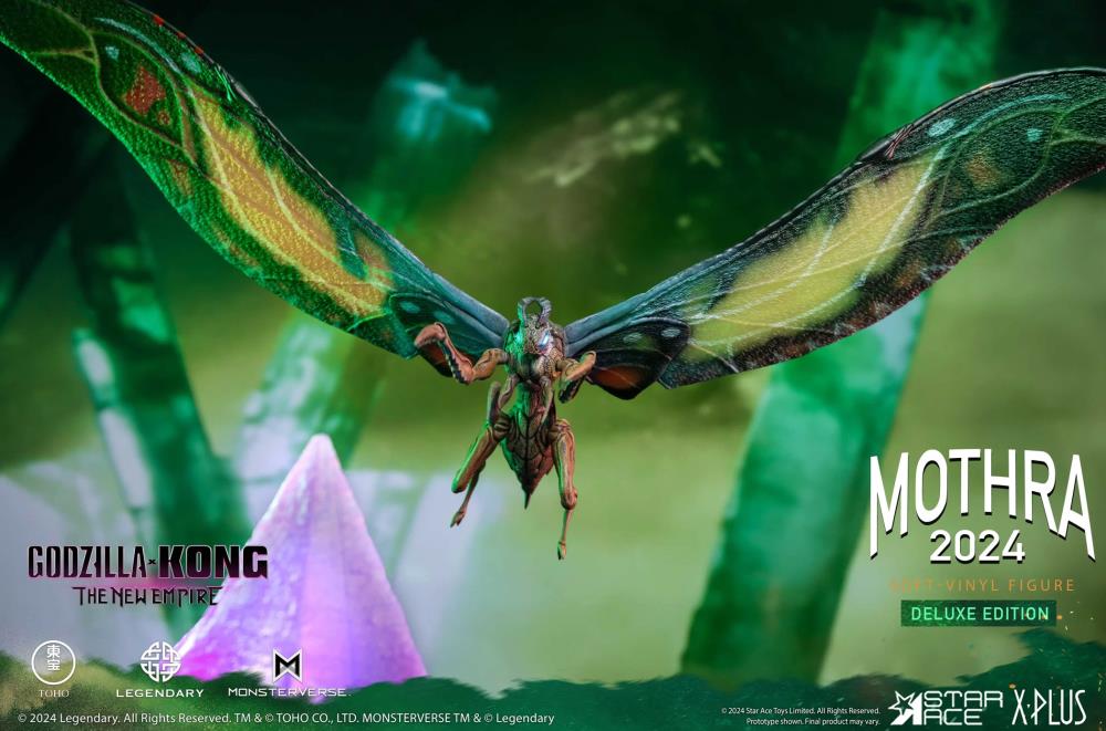 Godzilla x Kong: The New Empire Mothra (Deluxe Ver.) Soft Vinyl Statue Gallery Image 9