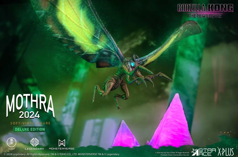 Godzilla x Kong: The New Empire Mothra (Deluxe Ver.) Soft Vinyl Statue Gallery Image 10
