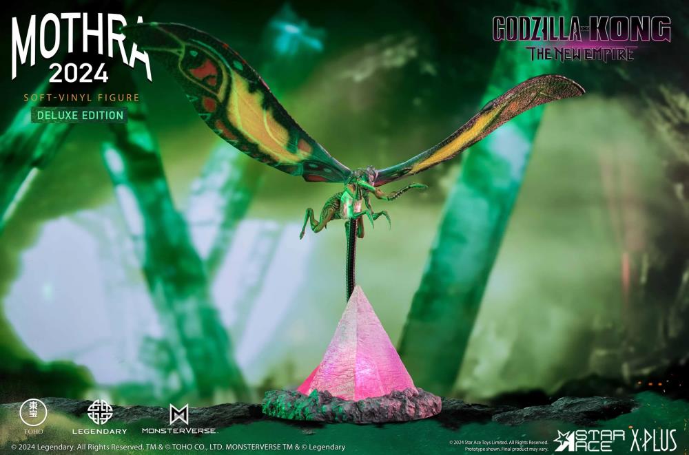 Godzilla x Kong: The New Empire Mothra (Deluxe Ver.) Soft Vinyl Statue Gallery Image 5