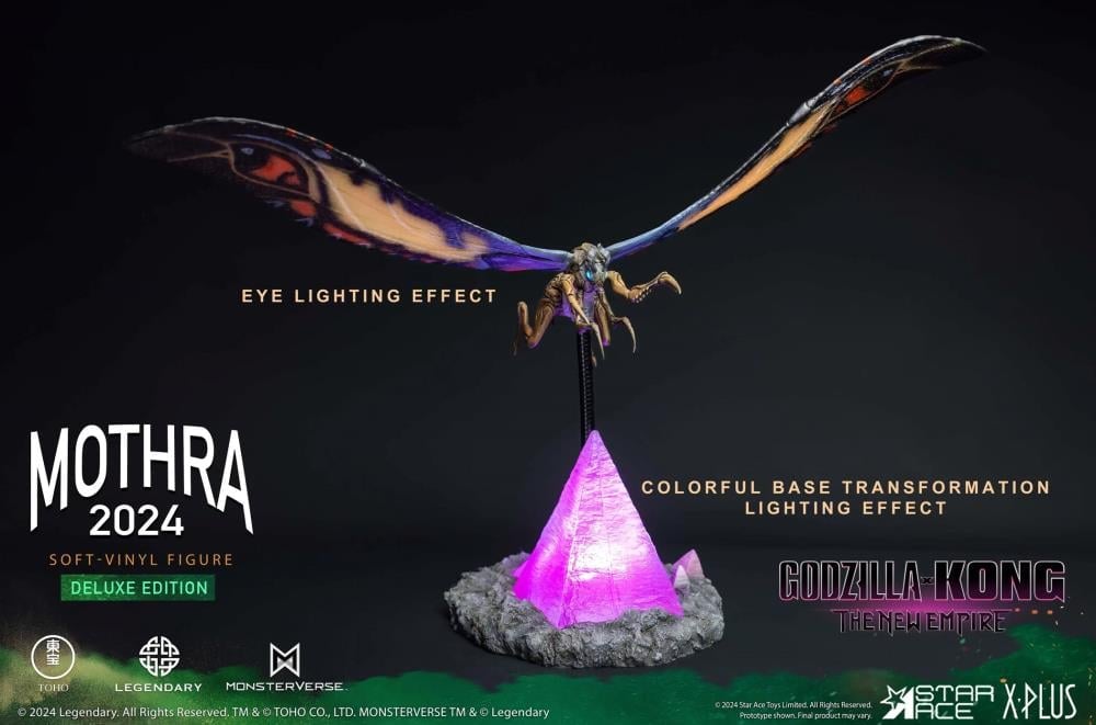 Godzilla x Kong: The New Empire Mothra (Deluxe Ver.) Soft Vinyl Statue