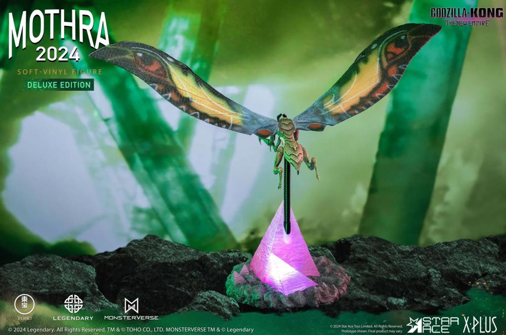 Godzilla x Kong: The New Empire Mothra (Deluxe Ver.) Soft Vinyl Statue Gallery Image 4