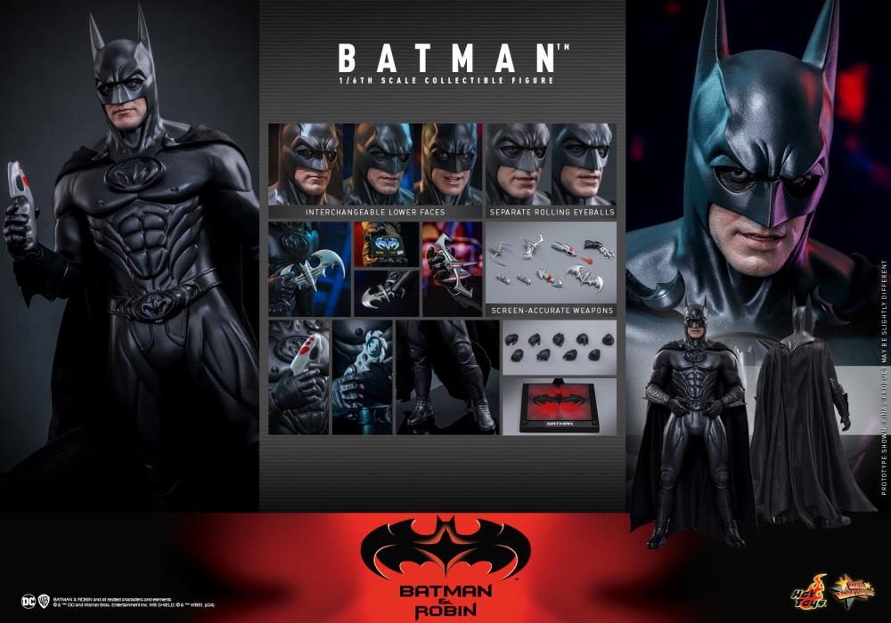 ホットトイズ 1/6 バットマン & ロビン MMS786 & MMS787 Batman & Robin MMS786 Batman 1/6th Scale Collectible Figure