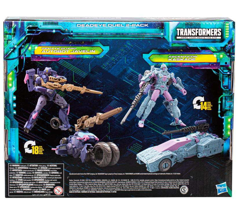 Transformers: Legacy Evolution Deluxe Class Senate Guard Autobot Javelin & Ascenticon Kaskade Two-Pack Gallery Image 7