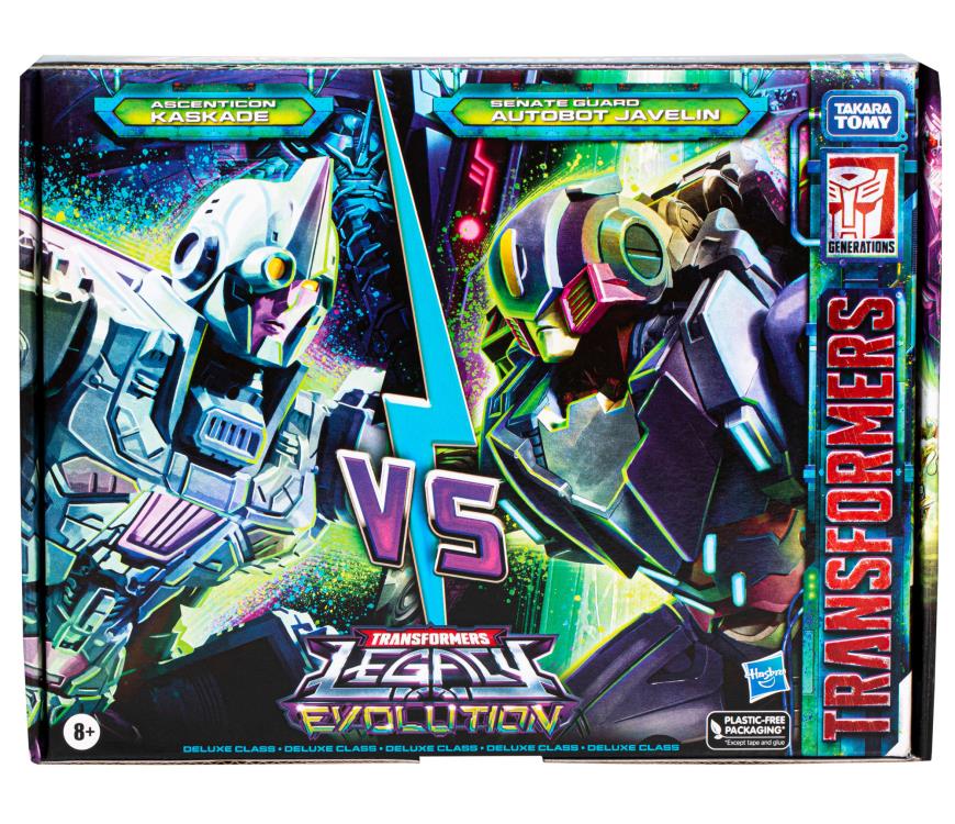 Transformers: Legacy Evolution Deluxe Class Senate Guard Autobot Javelin & Ascenticon Kaskade Two-Pack Gallery Image 6