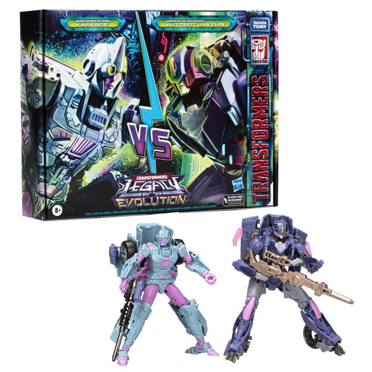 Transformers: Legacy Evolution Deluxe Class Senate Guard Autobot Javelin & Ascenticon Kaskade Two-Pack Gallery Image 5